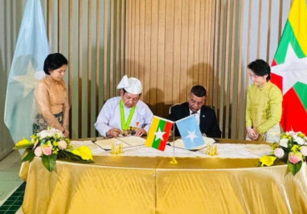 Somalia and Myanmar formalize diplomatic relations, marking a new chapter