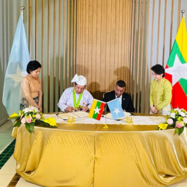 Somalia and Myanmar formalize diplomatic relations, marking a new chapter