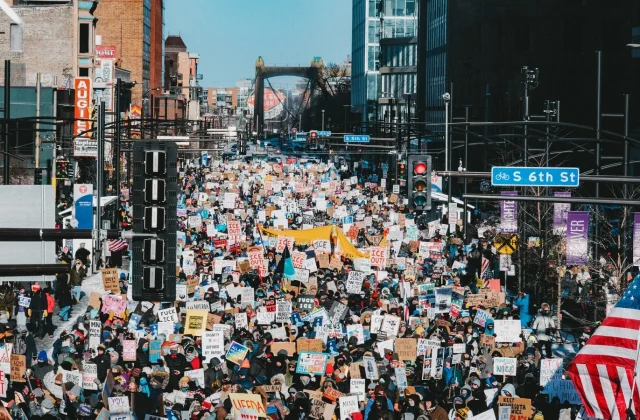 Thousands endure bitter cold at Minneapolis protest urging ICE to leave