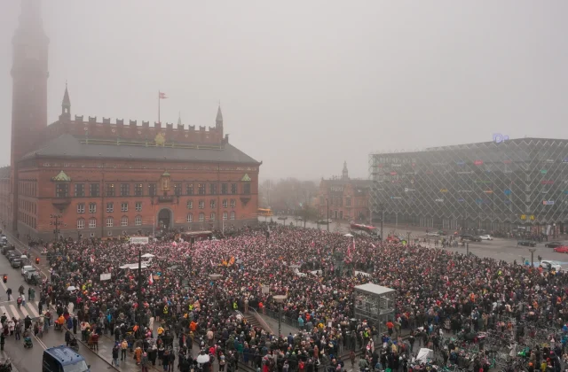 Thousands march in Copenhagen against Trump over Greenland dispute