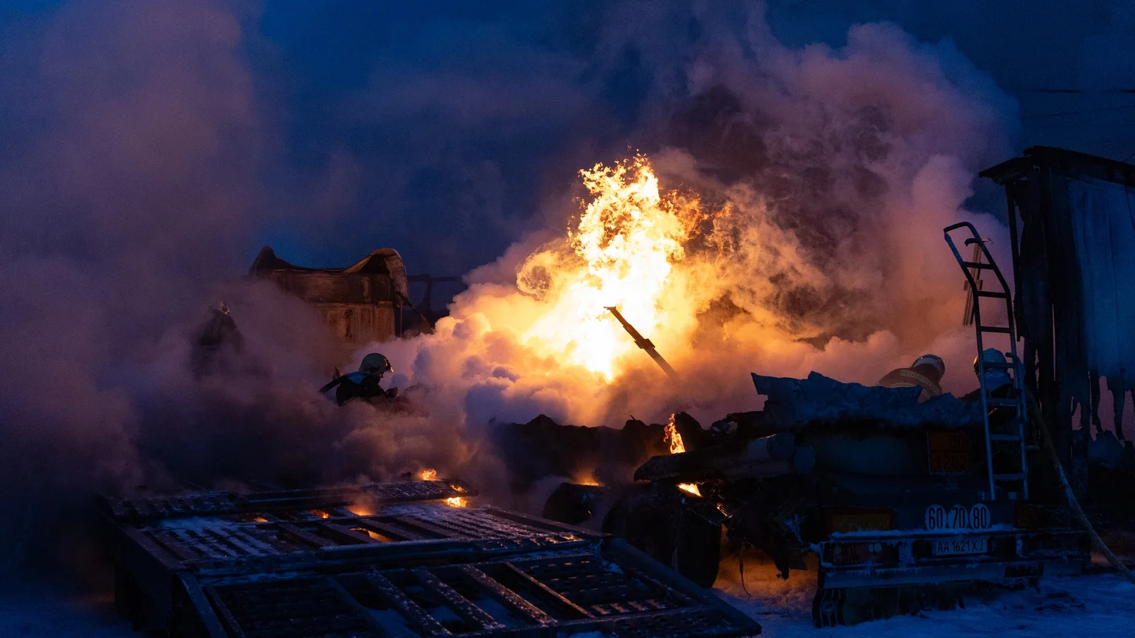 Ukraine accuses Putin of cynical missile barrage as Abu Dhabi talks resume