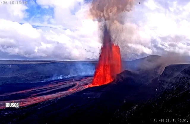 Video shows Hawaii volcano erupting, unleashing spectacular rivers of lava