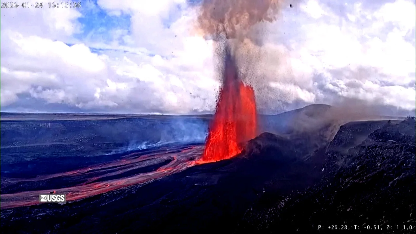 Video shows Hawaii volcano erupting, unleashing spectacular rivers of lava