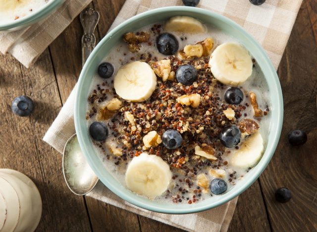 Quinoa breakfast bowl