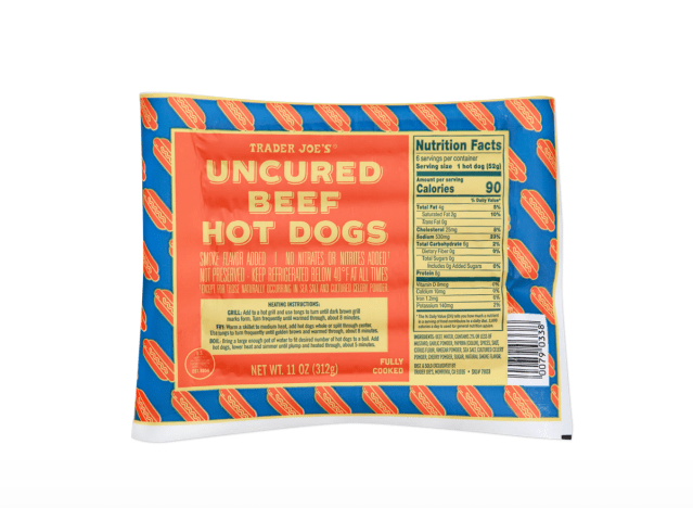 Trader Joe's Uncured Beef Hot Dogs