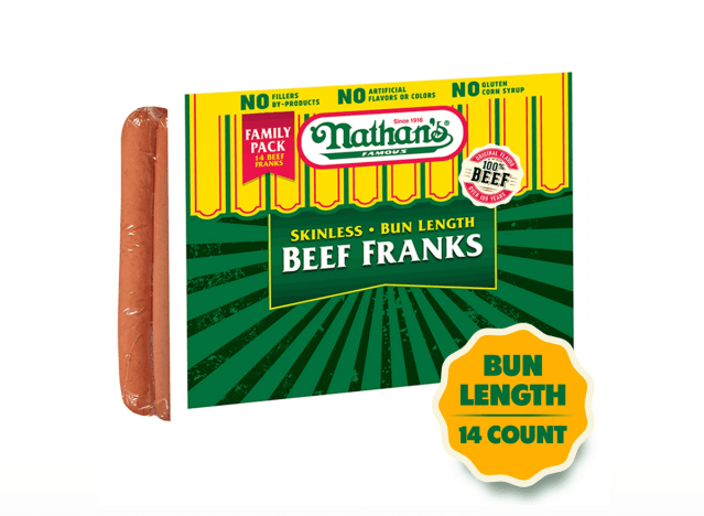 Nathan's Famous Skinless Beef Franks