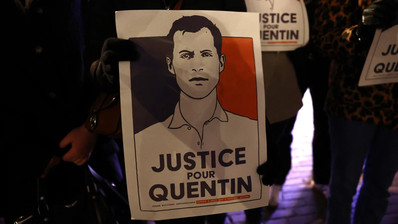 France’s Macron urges calm before rally for far-right activist slain last week