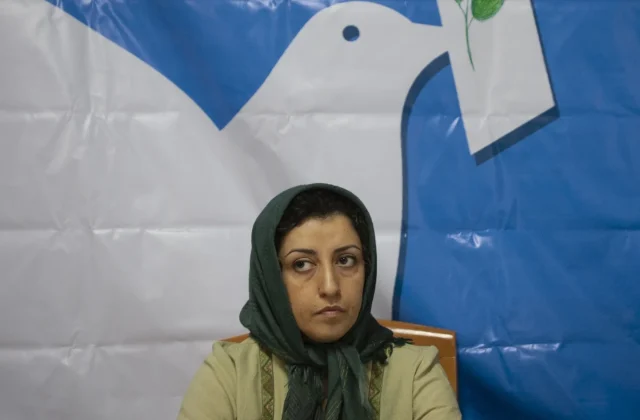 Imprisoned Iranian Nobel laureate Narges Mohammadi on hunger strike, lawyer says