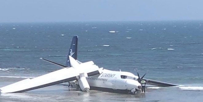 Passenger Plane Crashes After Takeoff at Mogadishu Airport, All Aboard Survive