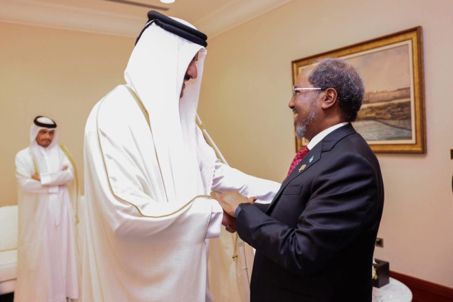 Qatar Emir Reaffirms Somalia Support in Call With President Hassan Sheikh Mohamud