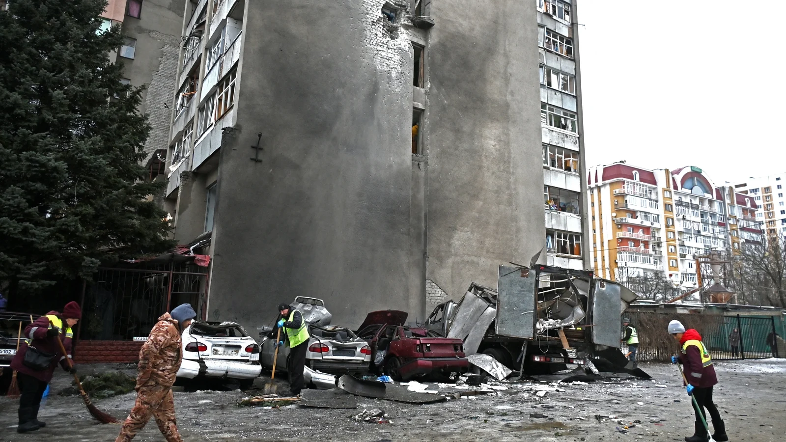 Russian missiles and drones batter Ukraine’s energy infrastructure in barrage