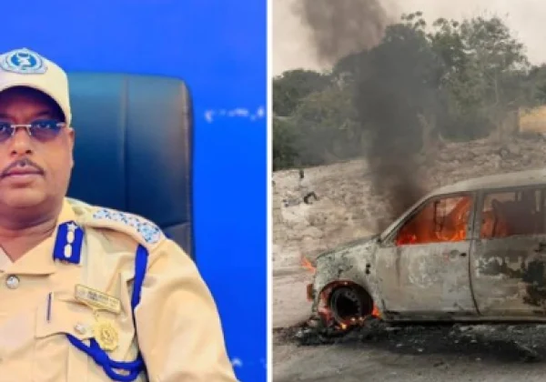 Senior Somali Police Commander Survives Mogadishu Roadside Bomb Attack