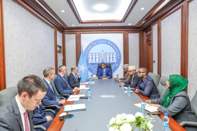 Somali PM, German minister discuss drought crisis, security, and political reforms in Mogadishu