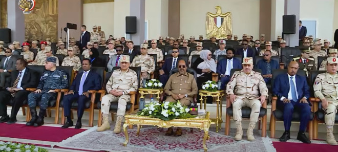 Somali President Attends Send-Off for Egyptian Troops to African Union Mission in Somalia