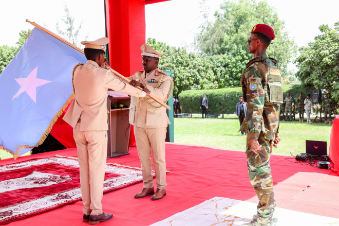 Somalia’s New Army Chief Takes Command in Mogadishu Handover