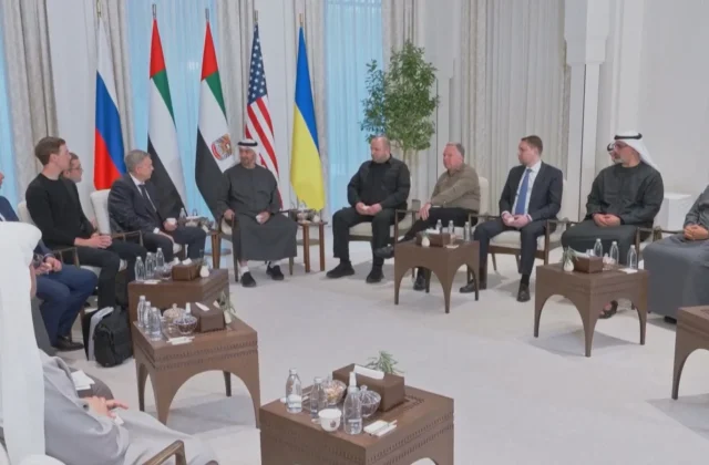 Ukraine, Russia and U.S. envoys hold talks in Abu Dhabi
