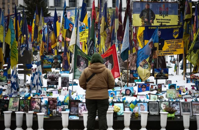 Ukraine commemorates four years since Russia’s full-scale invasion began