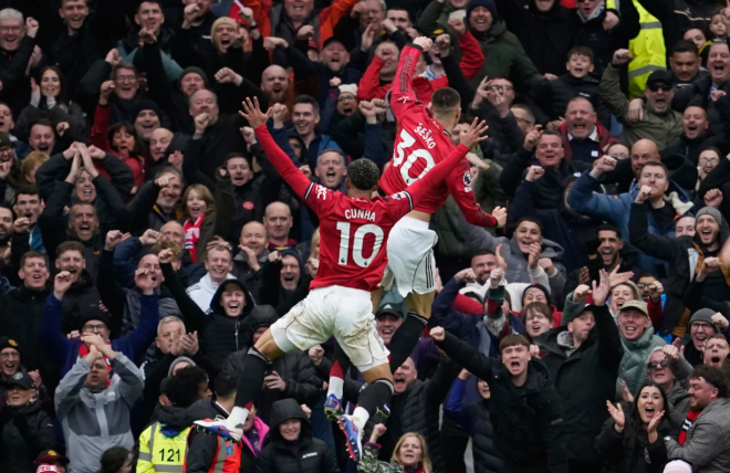 Bruno Fernandes nears assist record; Man United beat Aston Villa 3-1, Spurs hold Liverpool