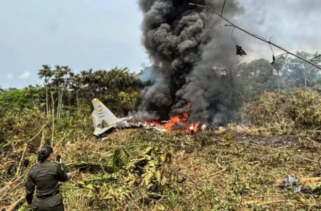 Colombian military plane crash kills at least 66, wounds dozens
