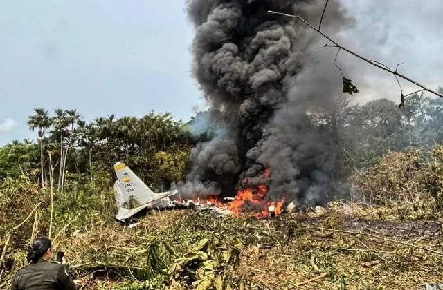 Colombian military plane crash kills 66; four service members still missing