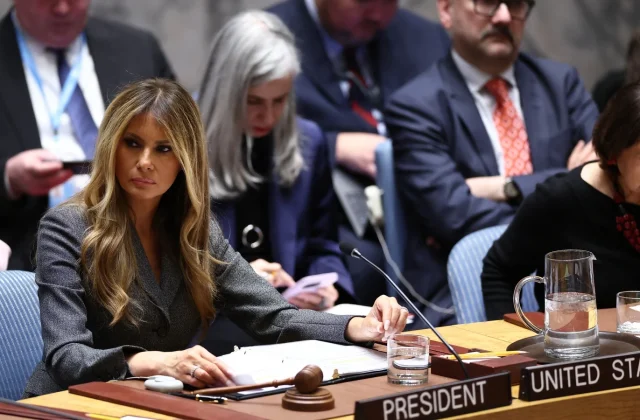 Melania Trump presides over UN meeting on children in war zones