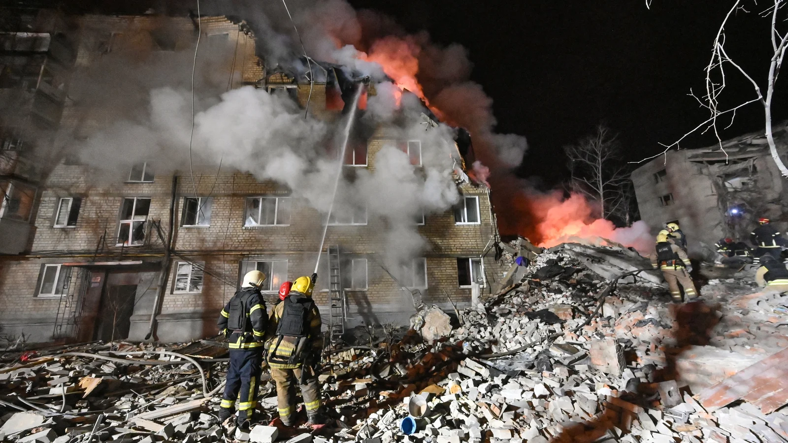 Russian strikes across Ukraine leave 12 people dead