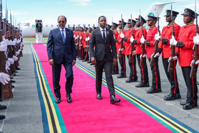 Somali President arrives in Tanzania for 25th East African Community Summit