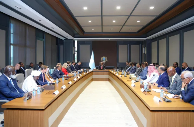 Somali president briefs diplomats on security and electoral developments