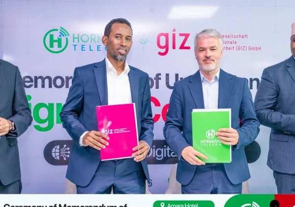 Somalia: Hormuud Telecom and GIZ Sign MoU to Boost Inclusive Digital Economy in East Africa