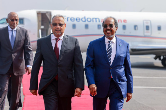 Somalia’s President Mohamud Holds Regional Security Talks in Djibouti