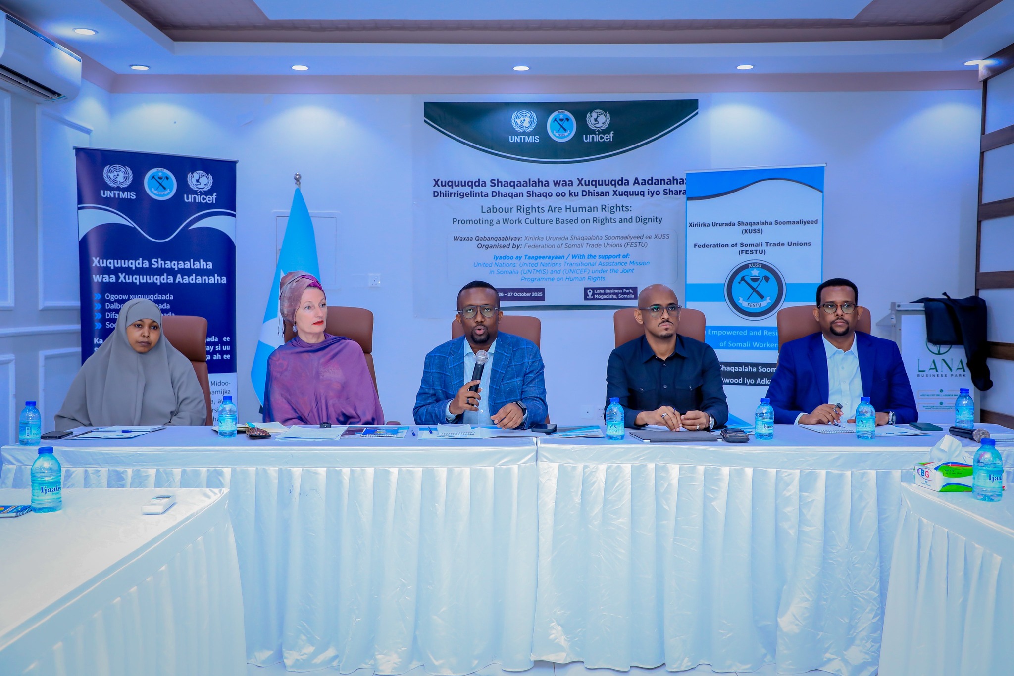 UN backs Somali trade unions’ nationwide labor rights education to empower workers
