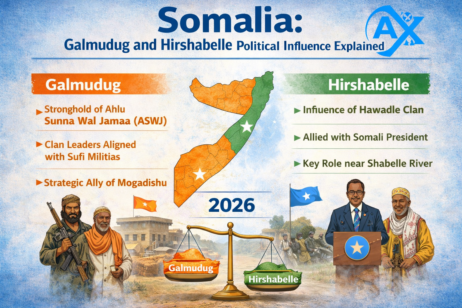 Somalia Galmudug and Hirshabelle political influence explained