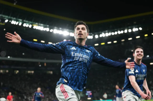 Havertz’s late goal sends Arsenal past Sporting Lisbon in Champions League quarterfinals