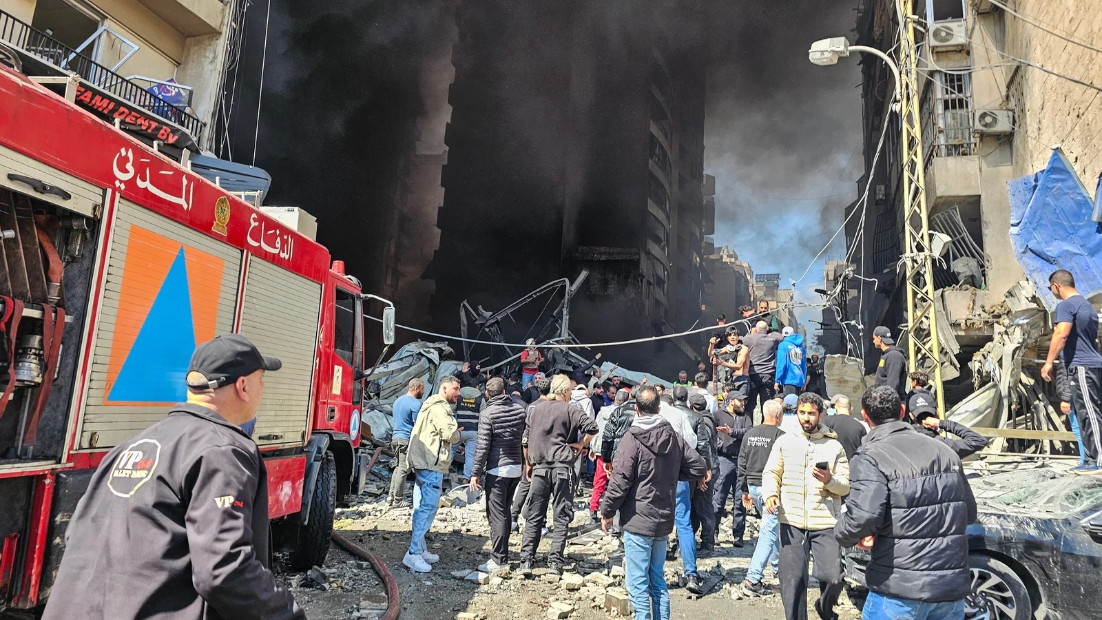 Israel launches extensive strikes across multiple areas in Lebanon