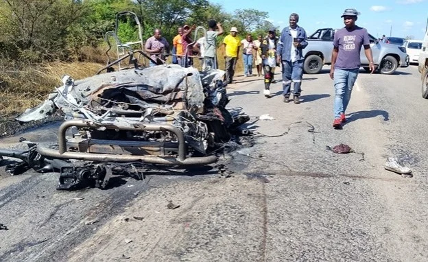 Minibus Fire, Explosion on Zimbabwe Highway Kills 18
