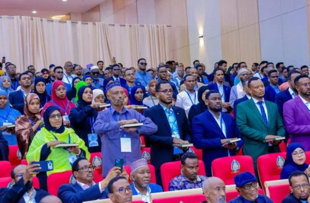 Mogadishu swears in 390 council members after first one-person, one-vote election