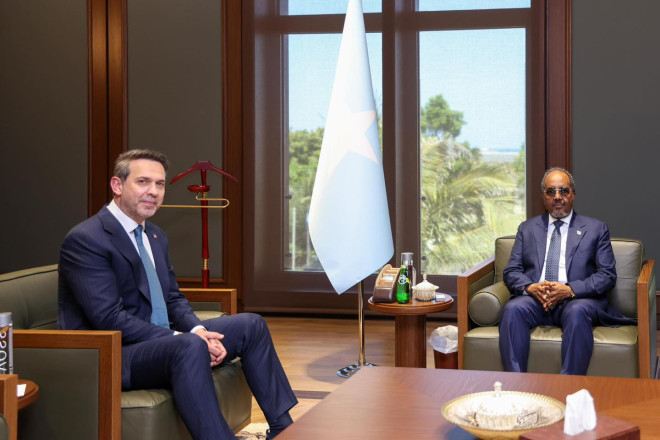 Somali president, Turkish energy minister hold talks in Mogadishu