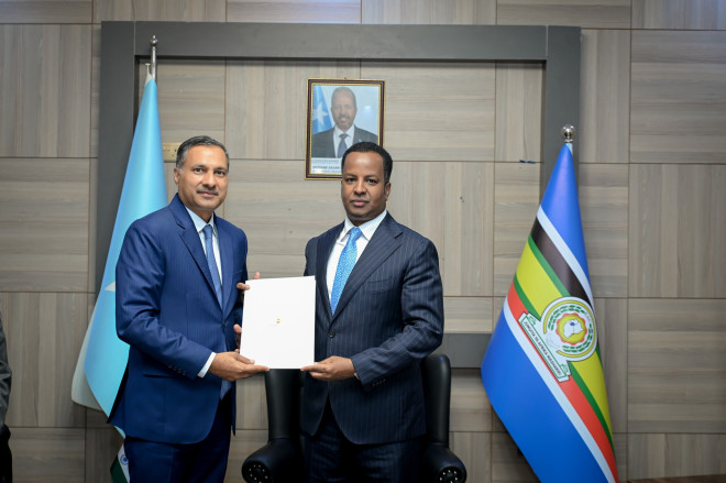 Somalia, India reaffirm commitment to strengthening bilateral ties