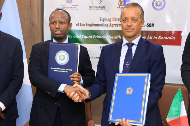 Somalia, Italy sign health agreement to expand basic medical services