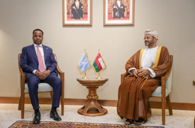 Somalia and Oman hold talks to strengthen ties and regional cooperation