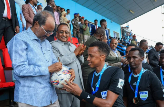 Somalia president congratulates World Cup-bound referee Omar Artan