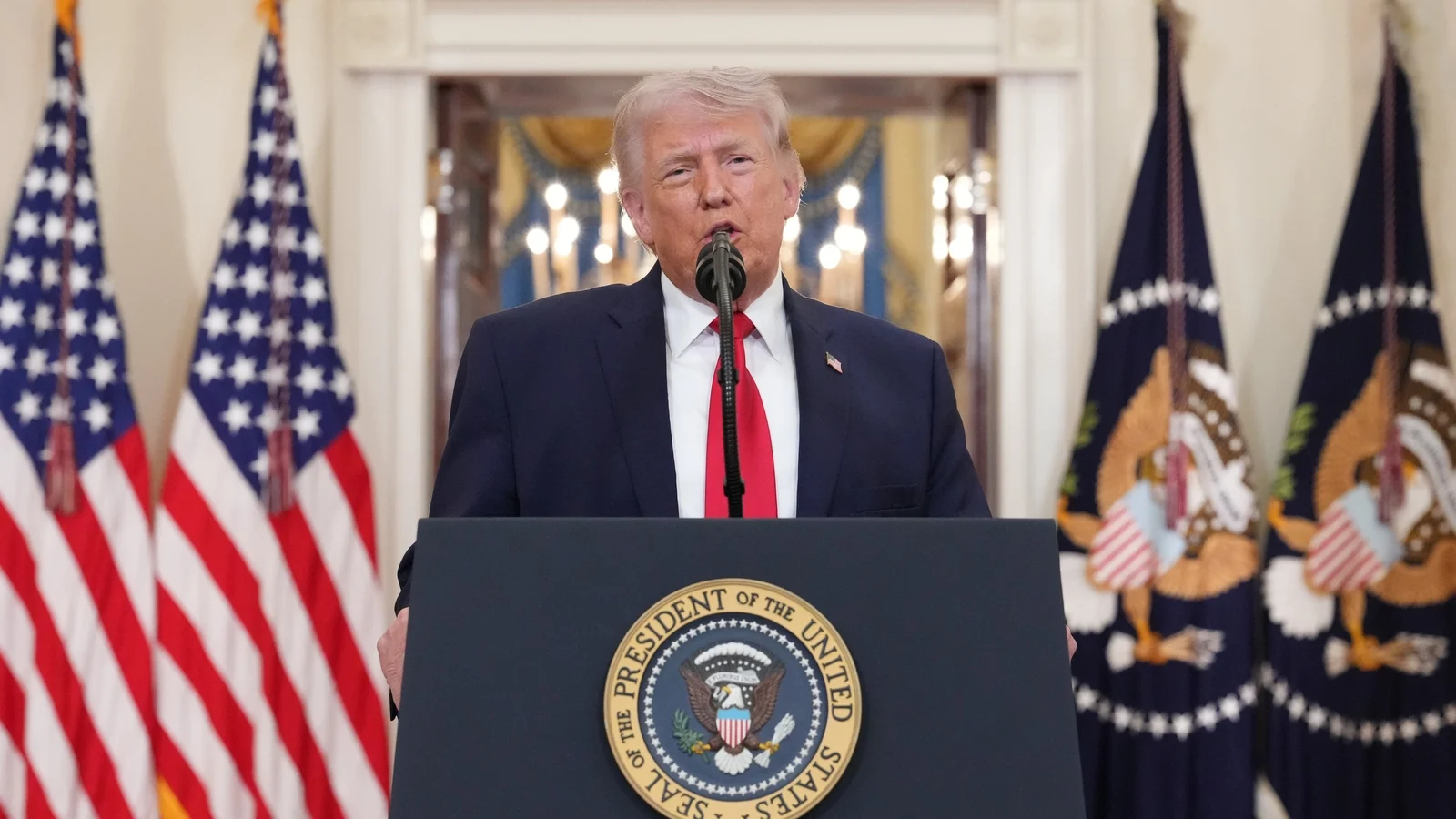 Trump claims progress against Iran but gives no timeline to end war
