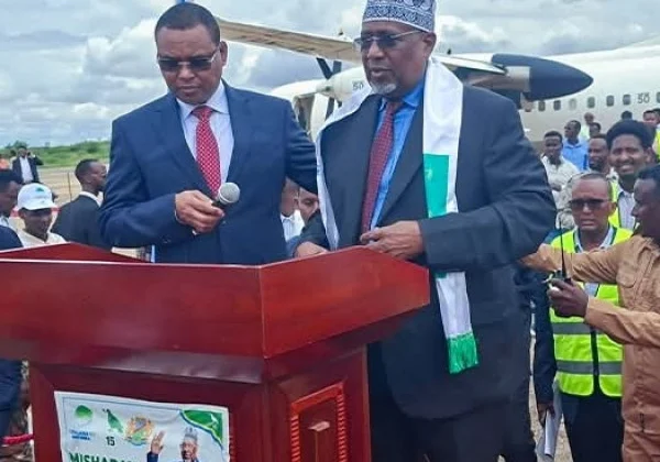 Villa Somalia-Backed Candidate Arrives in Baidoa for Southwest State Presidential Race