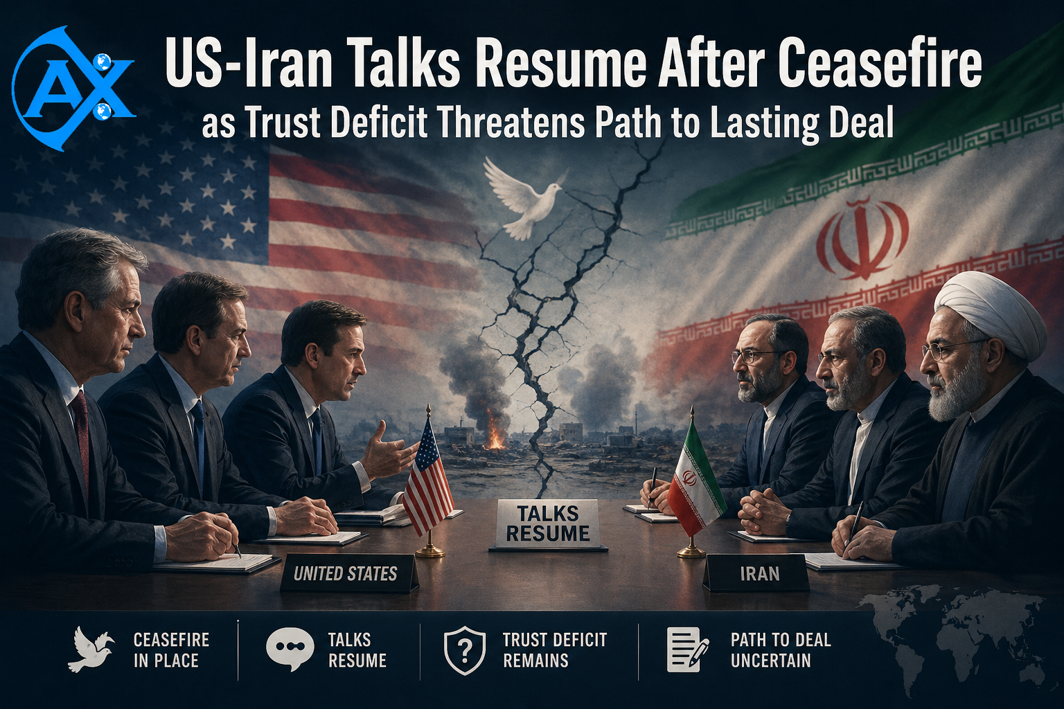 US-Iran Talks Resume After Ceasefire as Trust Deficit Threatens Path to Lasting Deal