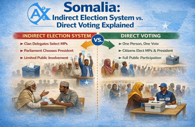 Somalia indirect election system vs direct voting explained