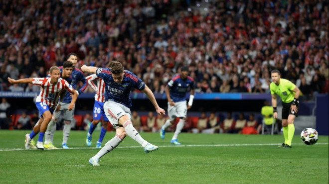 Atletico Madrid and Arsenal draw at Metropolitano after penalties decide match