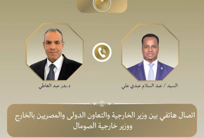 Egypt and Somalia foreign ministers discuss strategic partnership