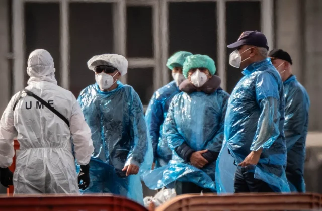 First Passengers Evacuated From Cruise Ship Hit by Virus Outbreak