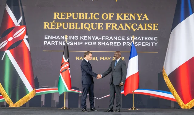 Macron opens Africa summit in Kenya, pushes new partnership with continent