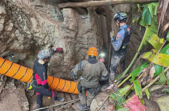 One Man Rescued, Six Remain Trapped in Laos Cave